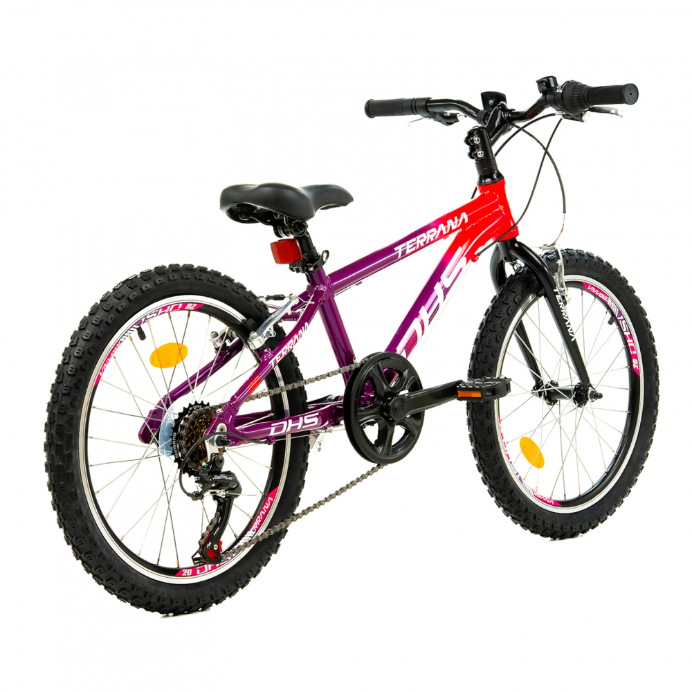 Bicicleta Copii Dhs Terrana 2023 - 20 Inch, Violet/Roz [3]
