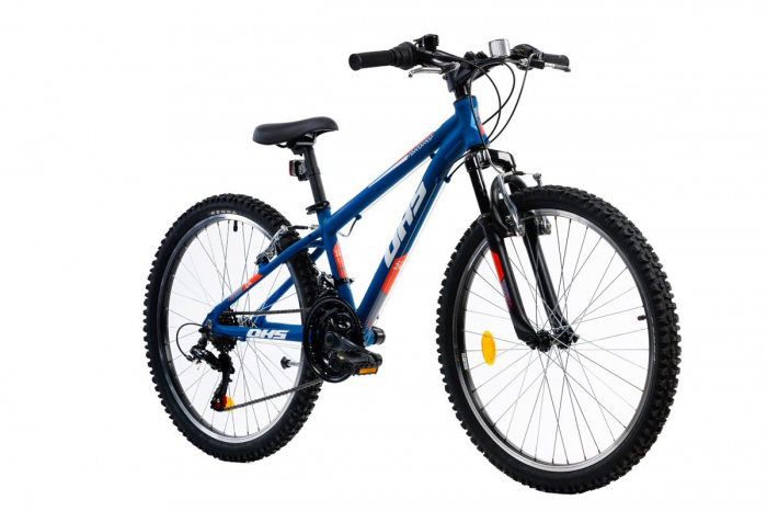 Bicicleta Copii Dhs Terrana 2423 - 24 Inch, Albastru [2]