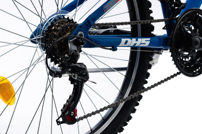 Bicicleta Copii Dhs Terrana 2423 - 24 Inch, Albastru [7]
