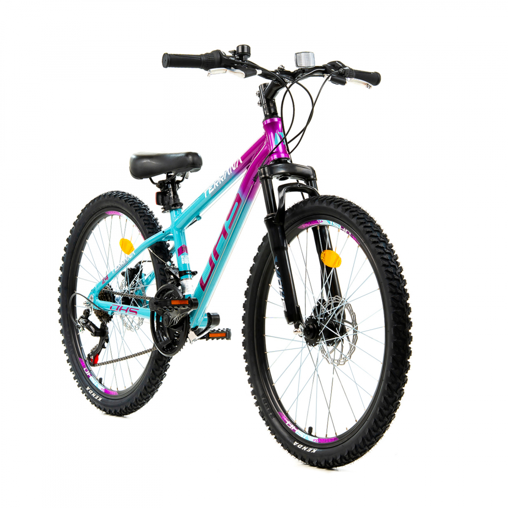 Bicicleta Copii Dhs Terrana 2423 - 24 Inch, Albastru/Violet [2]