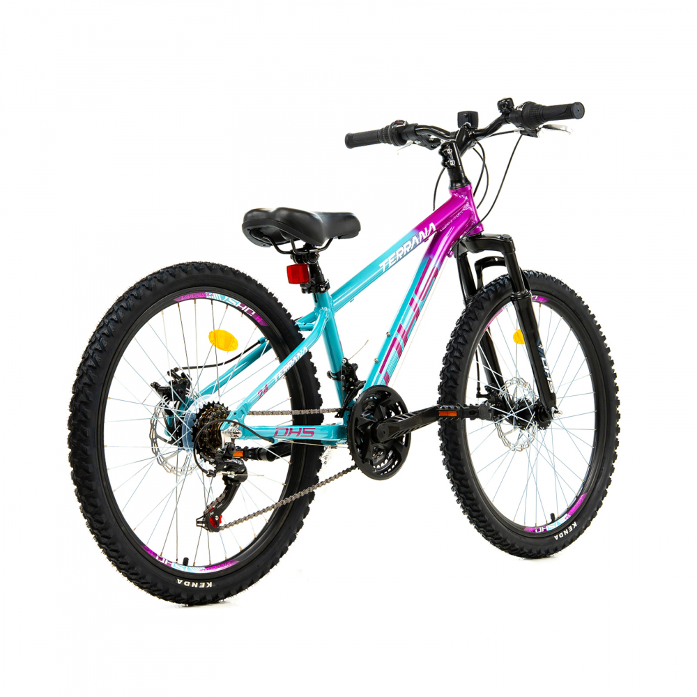 Bicicleta Copii Dhs Terrana 2423 - 24 Inch, Albastru/Violet [3]