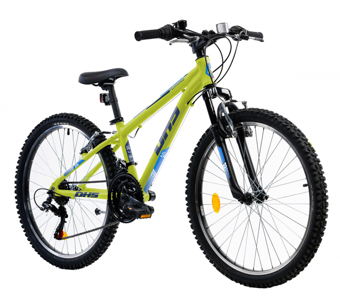 Bicicleta Copii Dhs Terrana 2423 - 24 Inch, Verde [2]