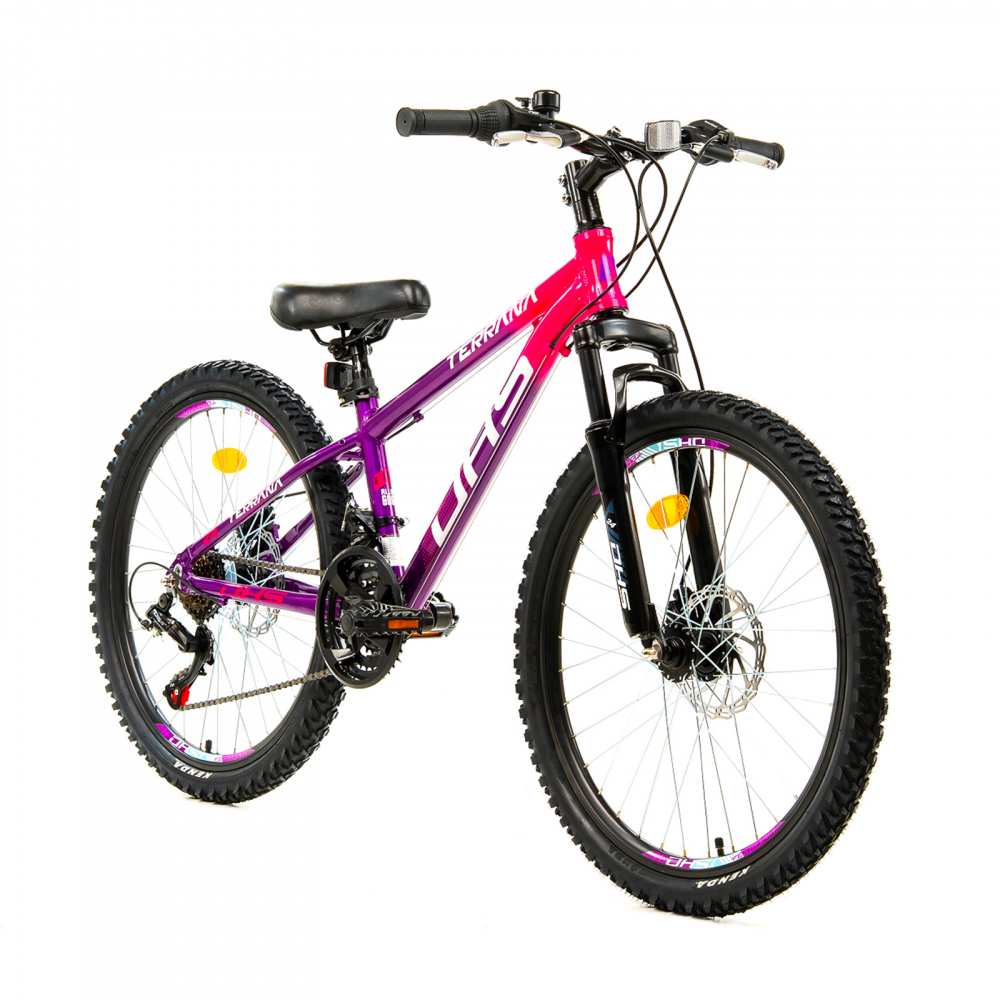 Bicicleta Copii Dhs Terrana 2423 - 24 Inch, Violet/Roz [2]