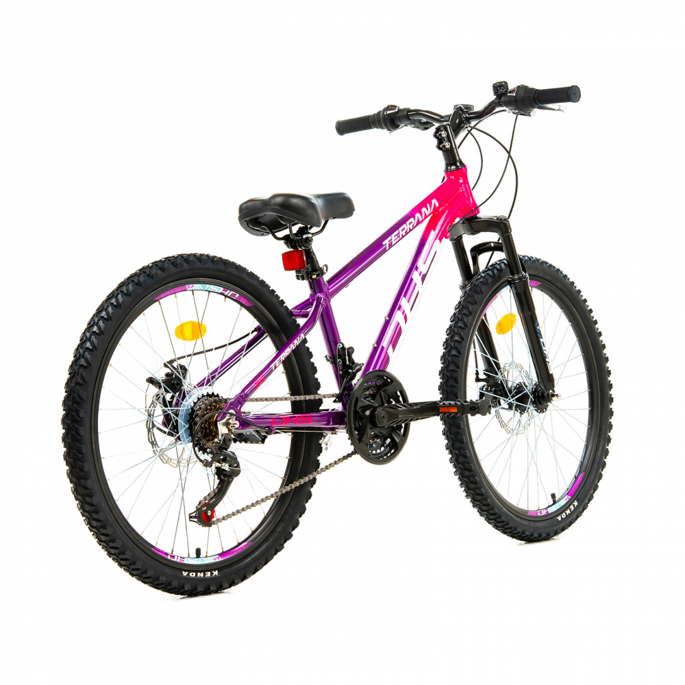 Bicicleta Copii Dhs Terrana 2423 - 24 Inch, Violet/Roz [3]