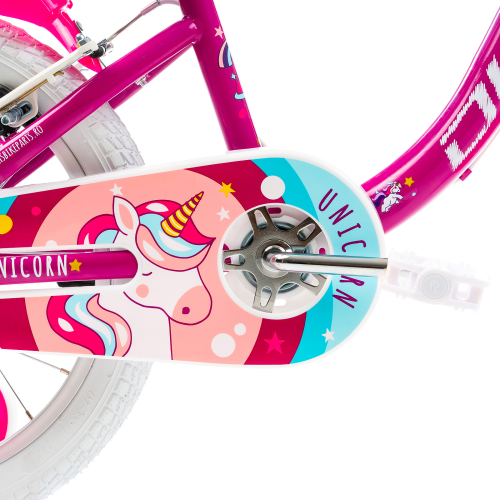 Bicicleta Copii DHS Unicorn - 18 Inch, Albastru [5]