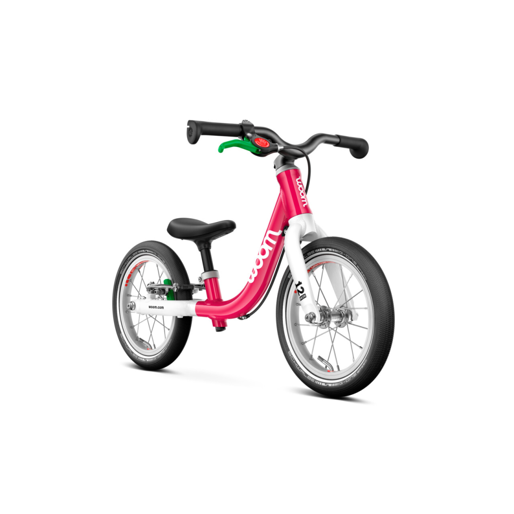 BICICLETA COPII FARA PEDALE WOOM GO 1 12'' HOT PINK [2]