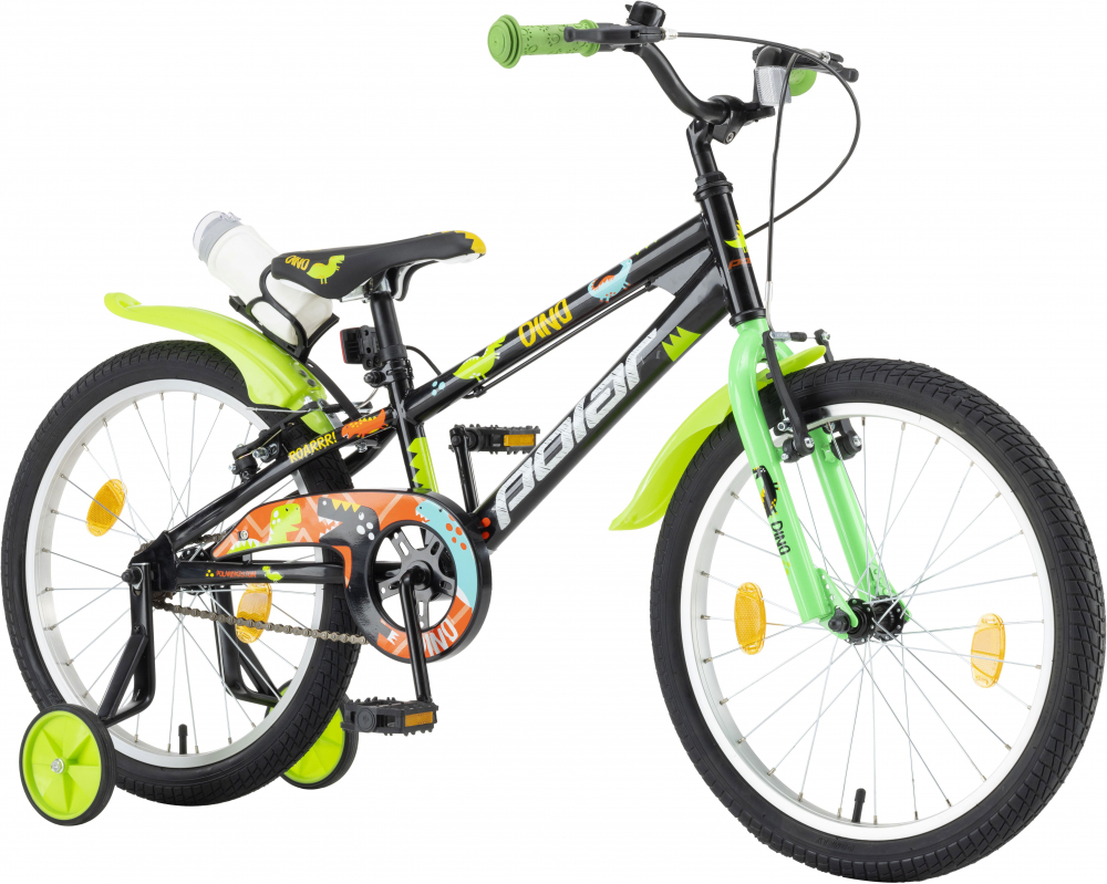 Bicicleta Copii Polar 2023 Dino - 20 Inch, Negru [2]