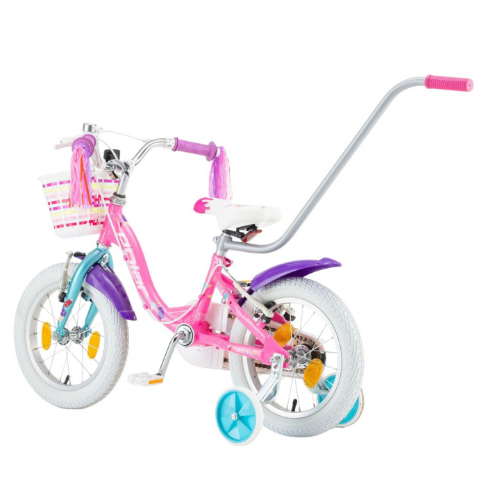 Bicicleta Copii Polar 2023 IceCream - 14 Inch, Roz [3]