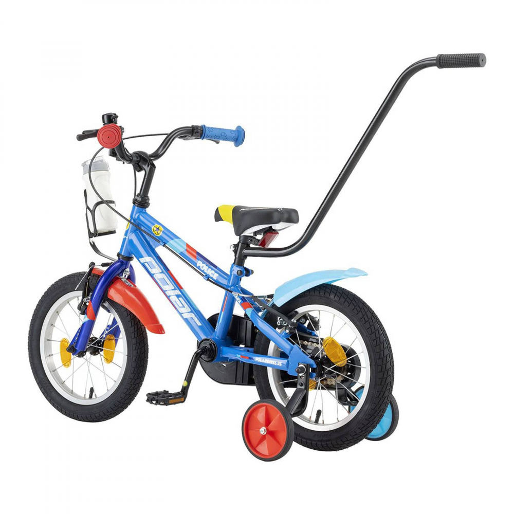 Bicicleta Copii Polar 2024 Police - 14 Inch, Albastru [3]