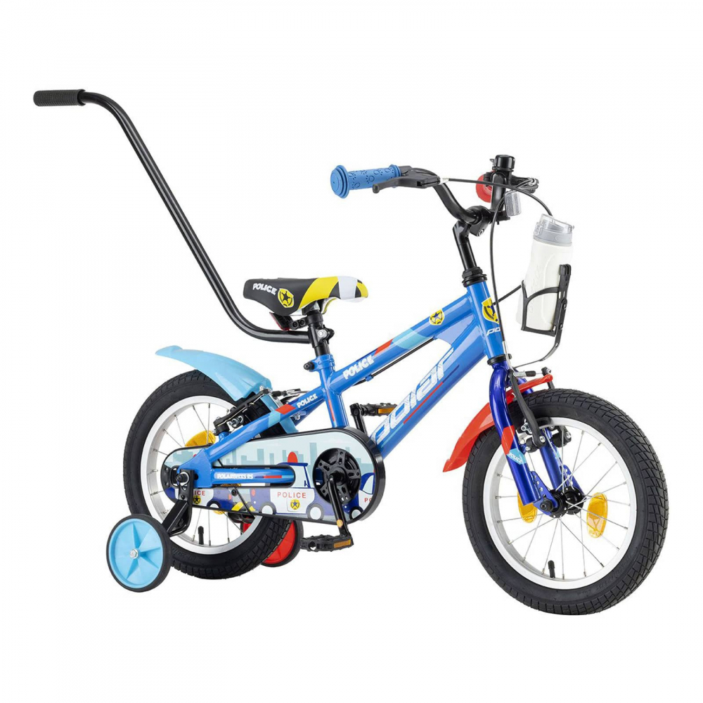 Bicicleta Copii Polar 2024 Police - 14 Inch, Albastru [2]