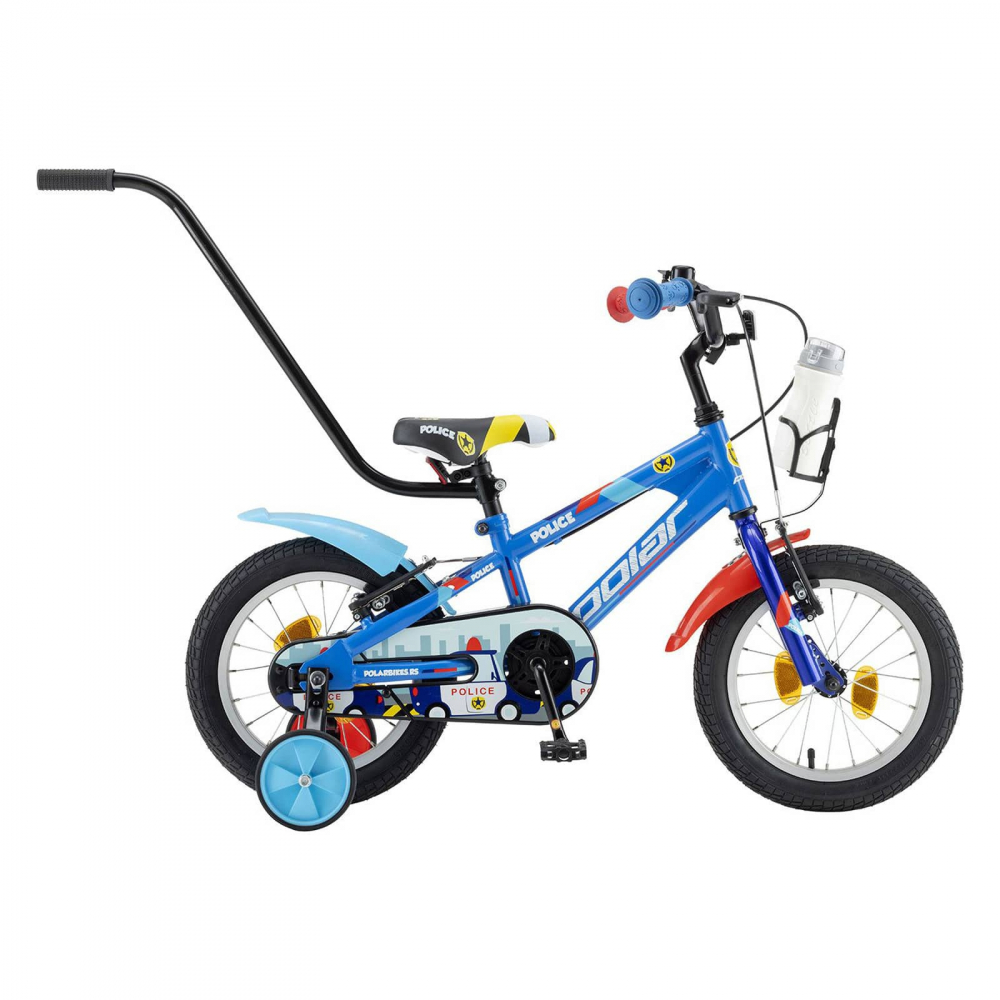 Bicicleta Copii Polar 2024 Police - 14 Inch, Albastru [1]