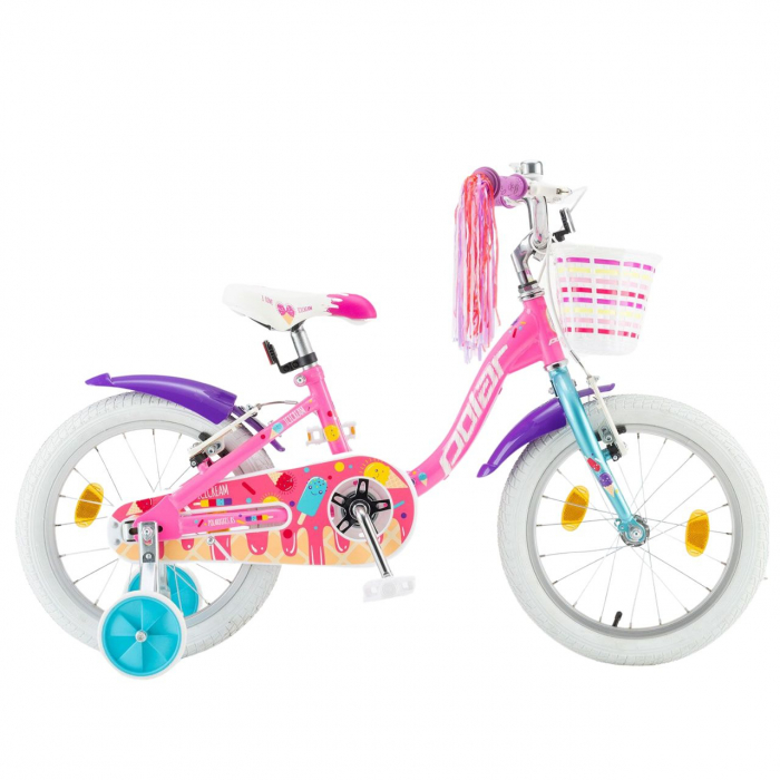 Bicicleta Copii Polar IceCream - 16 Inch, Roz [1]