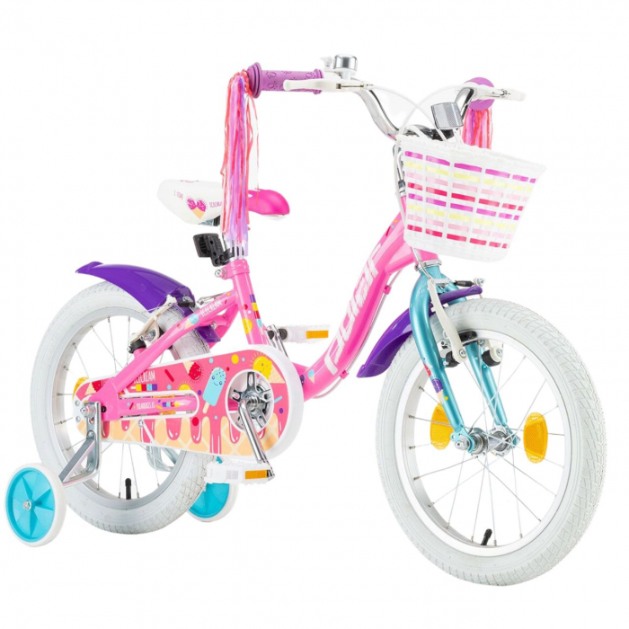 Bicicleta Copii Polar IceCream - 16 Inch, Roz [2]