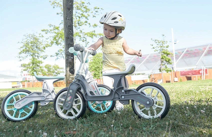 Bicicleta Copii Polisport Bb - 12 Inch, Crem-Mint [2]