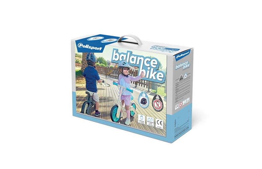 Bicicleta Copii Polisport Bb - 12 Inch, Crem-Mint [3]