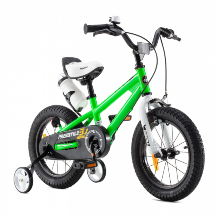 Bicicleta copii RoyalBaby Freestyle, roti 16 inch, culoare Green [2]