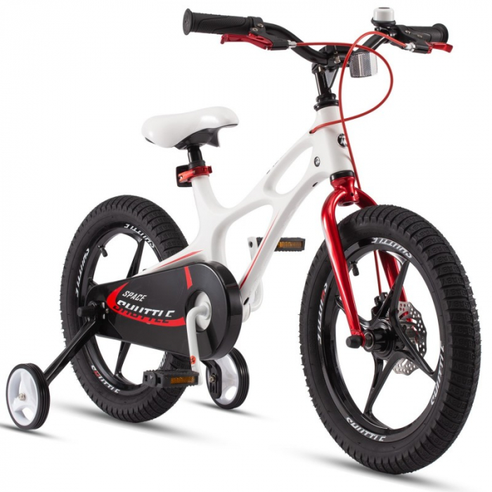 Bicicleta copii RoyalBaby Space Shuttle, roti 16 inch, culoare White [2]