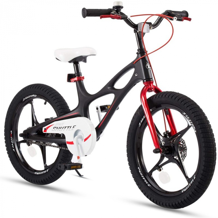 Bicicleta copii RoyalBaby Space Shuttle, Roti 18 inch, Cadru Magneziu, culoare Black [2]