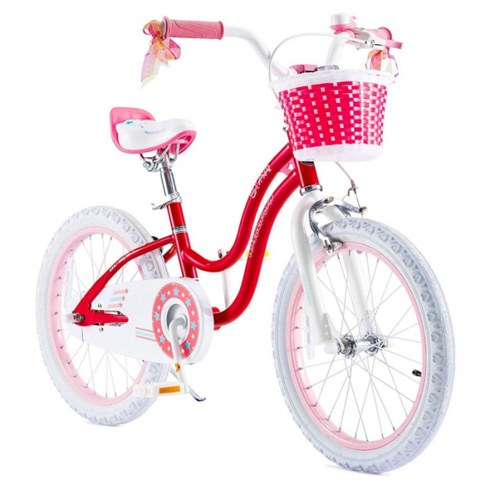 Bicicleta copii RoyalBaby Star Girl, roti 18 inch, culoare Pink [2]