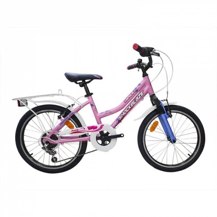 Bicicleta copii Shockblaze Camilla 20 6v roz [1]