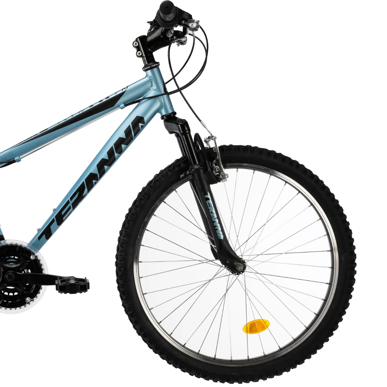Bicicleta Copii Teranna,cadru aluminiu, echipare Shimano 18 viteze - 24 Inch, Albastru [2]