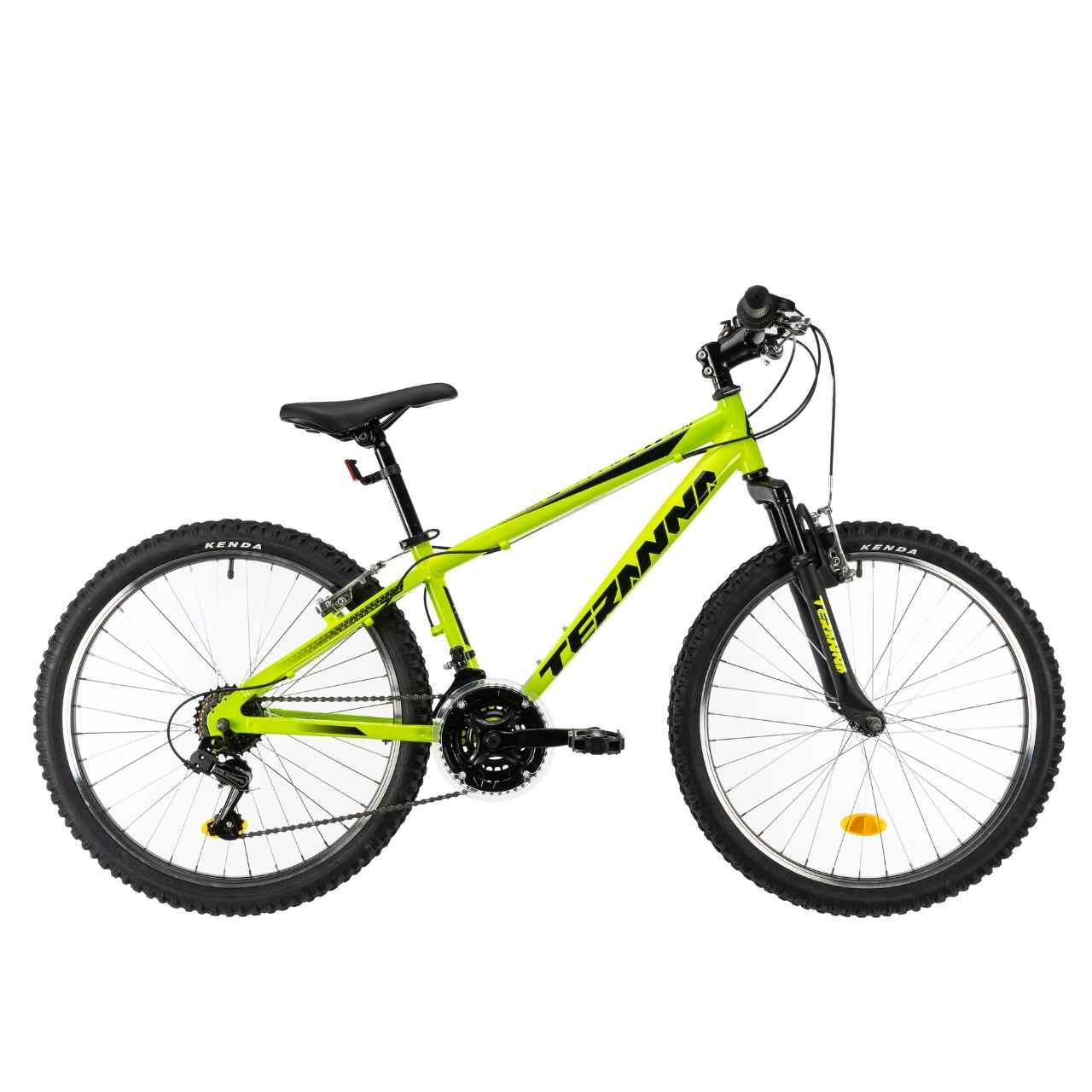 Bicicleta Copii Teranna,cadru aluminiu, echipare Shimano 18 viteze - 24 Inch, Verde [1]