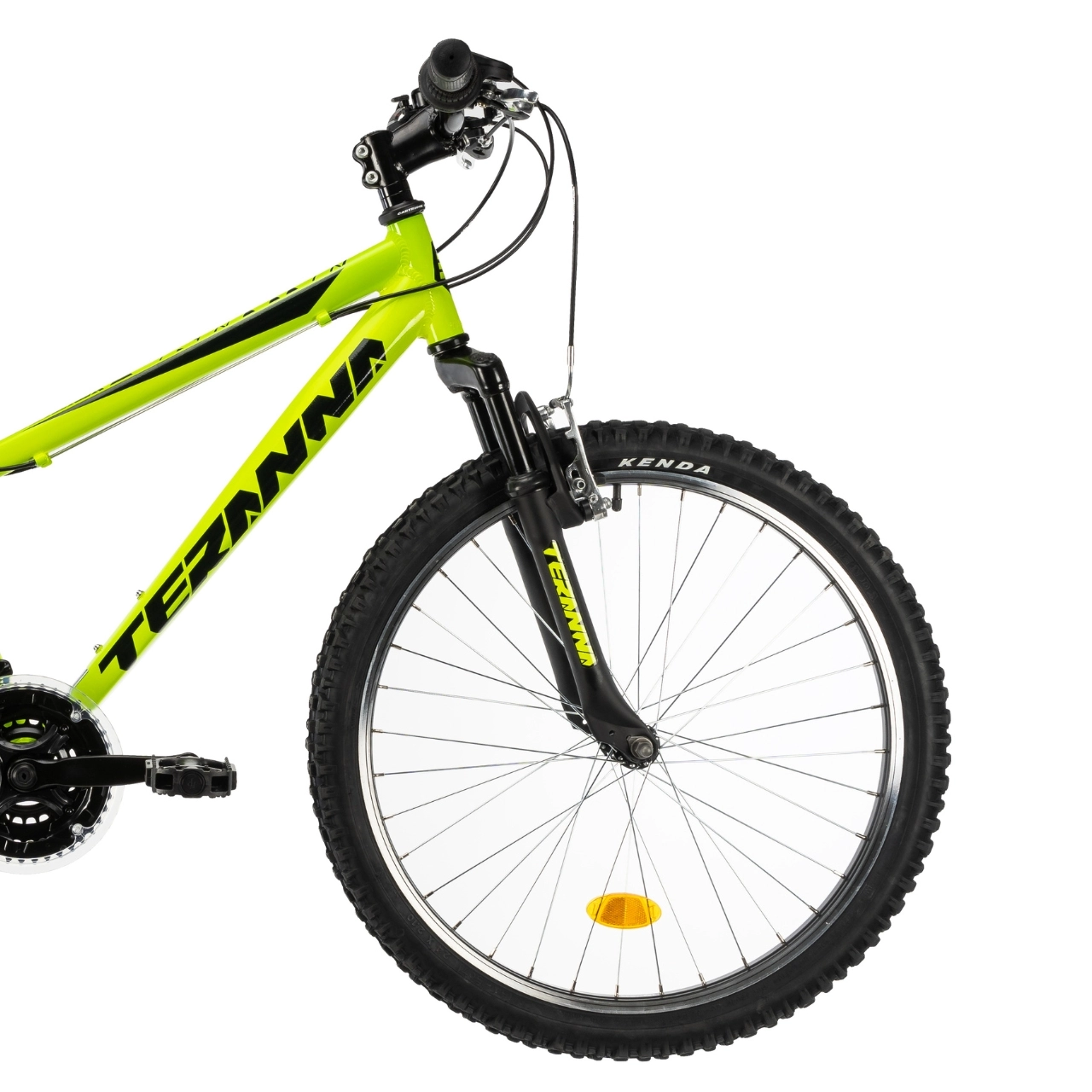 Bicicleta Copii Teranna,cadru aluminiu, echipare Shimano 18 viteze - 24 Inch, Verde [3]