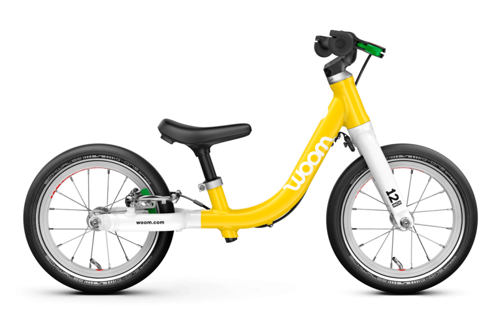 BICICLETA COPII WOOM GO 1 12'' VIBRANT YELLOW [2]