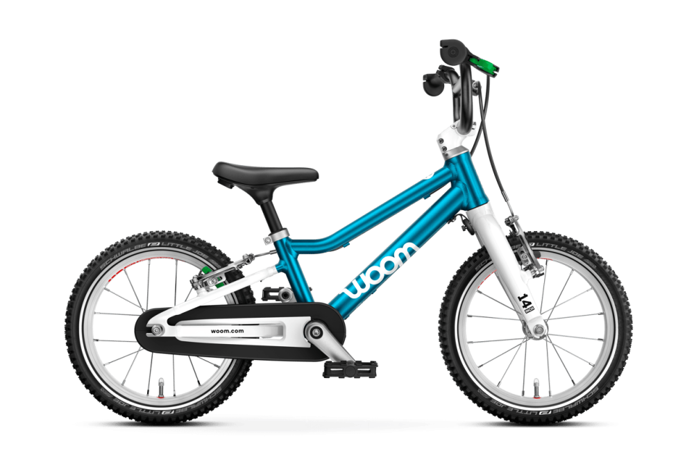 BICICLETA COPII WOOM GO 2 14'' METALLIC BLUE [2]