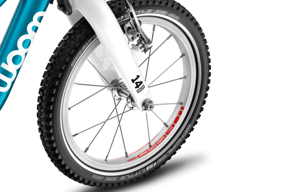 BICICLETA COPII WOOM GO 2 14'' METALLIC BLUE [10]