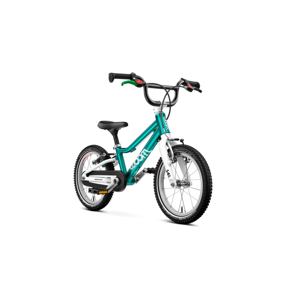 BICICLETA COPII WOOM GO 2 14'' METALLIC TURQUOISE [3]