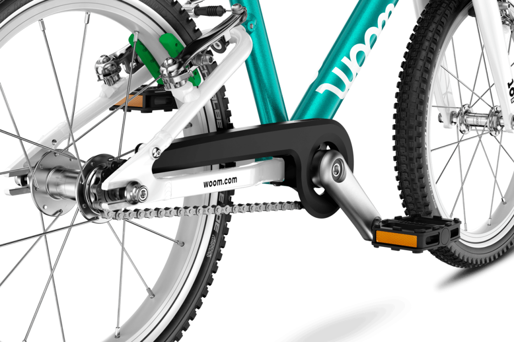 BICICLETA COPII WOOM GO 3 16'' METALLIC TURQUOISE [7]