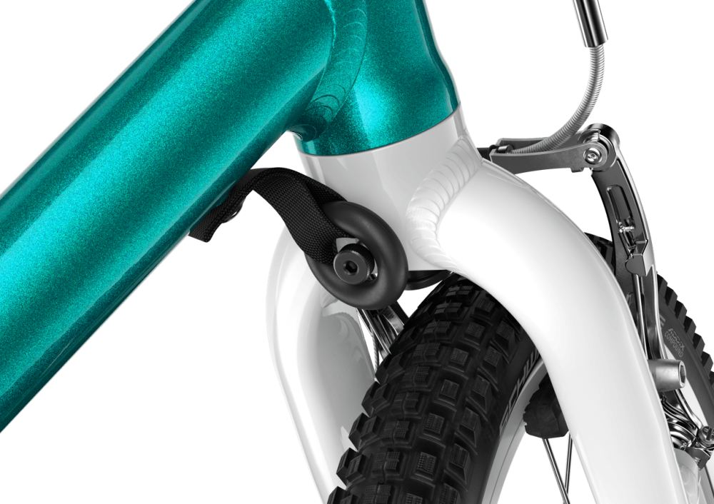 BICICLETA COPII WOOM GO 3 16'' METALLIC TURQUOISE [5]