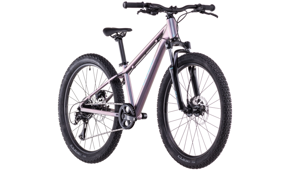 BICICLETA CUBE ACID 240 DISC GALACTIC CYAN 2025 roti 24" [2]