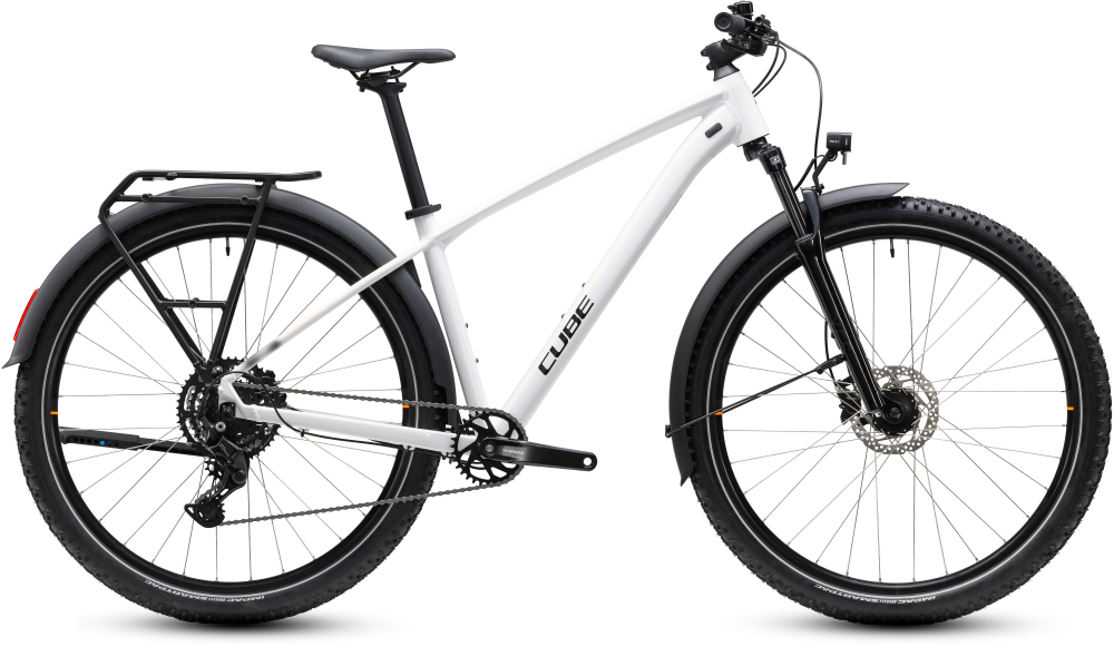 BICICLETA CUBE AIM ONE FE METALLICWHITE BLACK 2027 cadru XL (22") - roti 29 [2]