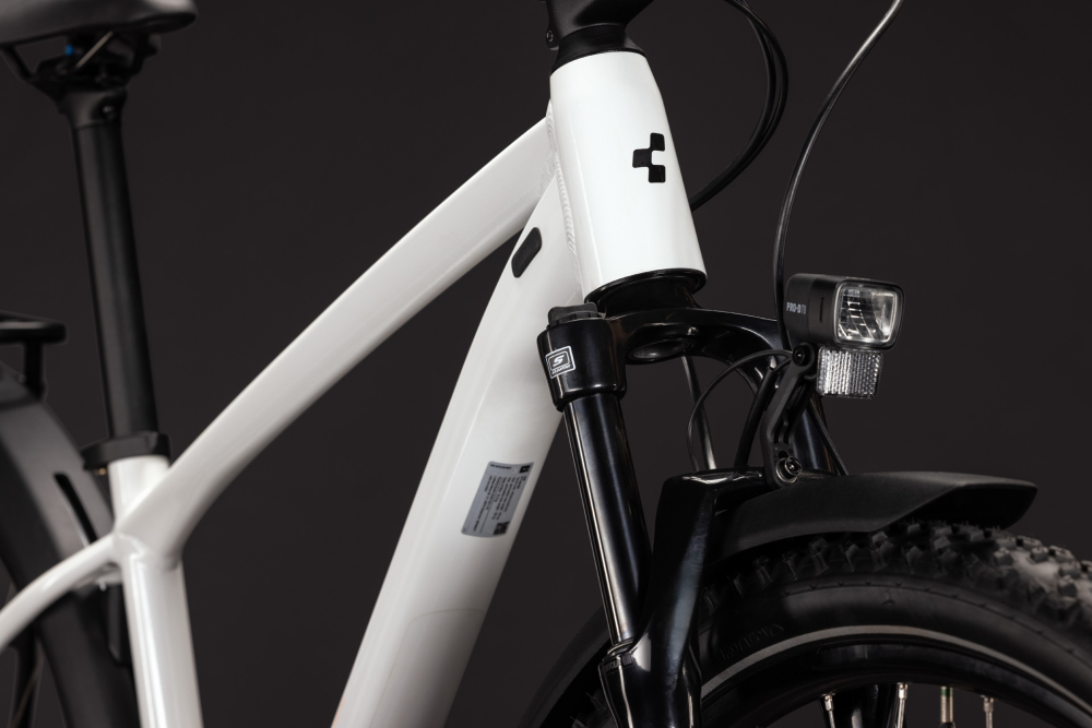 BICICLETA CUBE AIM ONE FE METALLICWHITE BLACK 2027 cadru XS (14") - roti 27.5 [5]