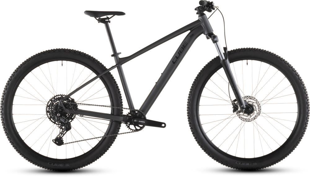 BICICLETA CUBE AIM PRO SLATEBLACK BLACK 2026 cadru S (15") - roti 27.5 [1]