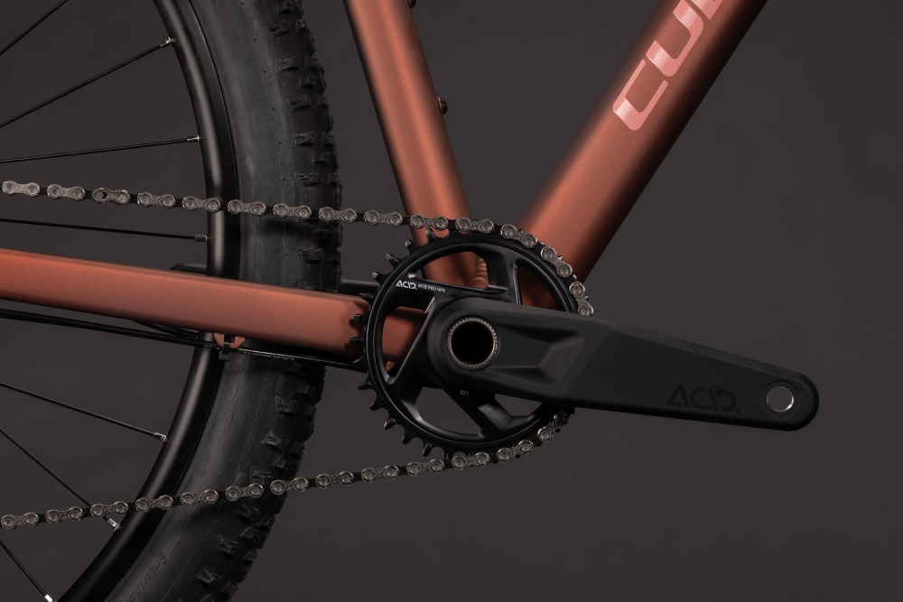BICICLETA CUBE AIM SLX RUSTYROSE PEACH 2027 cadru XS (14") - roti 27.5 [5]