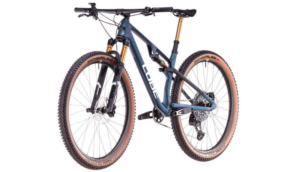 BICICLETA CUBE AMS ZERO99 C:68X SLX 29 LIQUIDGOBLIN WHITE 2025 XL [4]