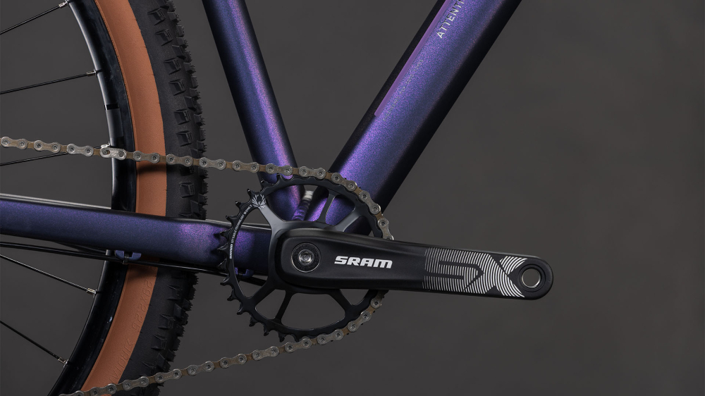 BICICLETA CUBE ATTENTION SLX PURPLEGALAXY BLACK 2026 cadru M (17") - roti 29 [5]