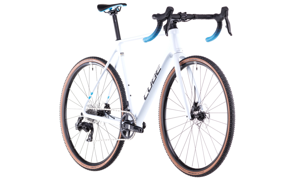 BICICLETA CUBE CROSS RACE C:62 RACE POLARWHITE BLUE 2025 53 cm [2]
