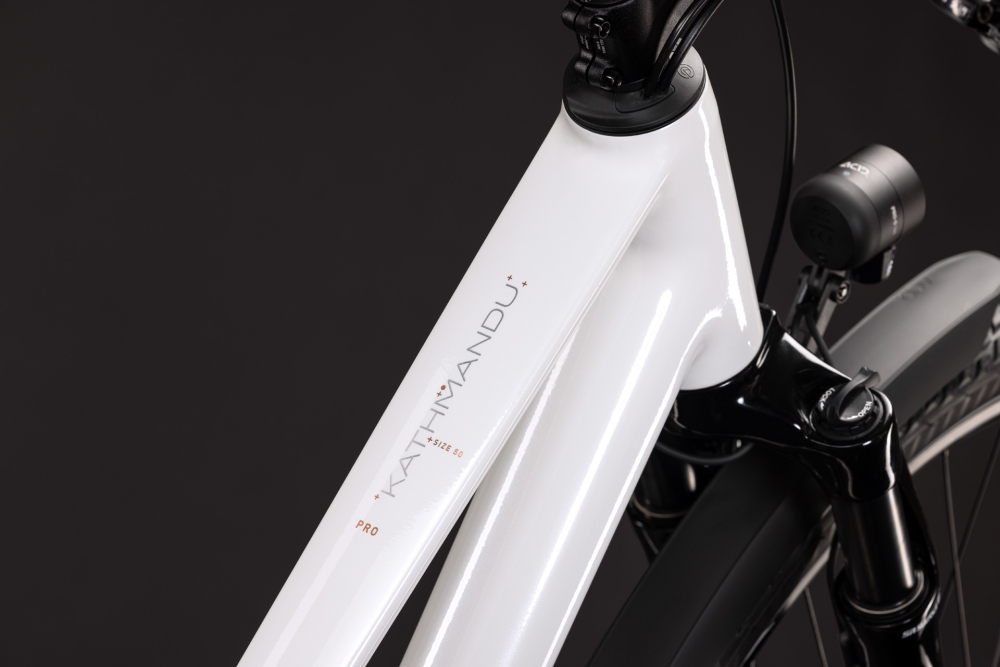 BICICLETA CUBE KATHMANDU PRO TRAPEZE METALLICWHITE CHROME 2027 54 cm [2]