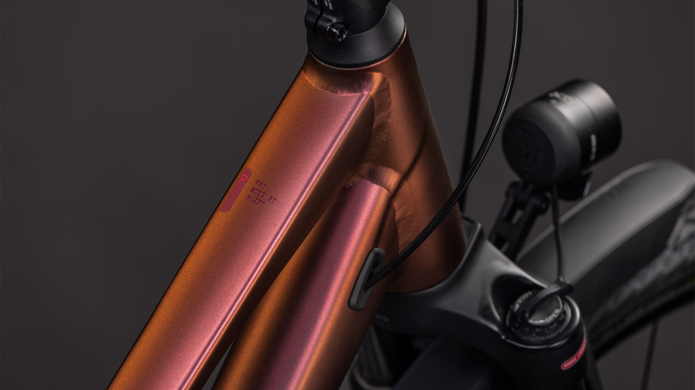 BICICLETA CUBE KATHMANDU PRO TRAPEZE SUNGLOW PRIZM 2026 46 cm [2]