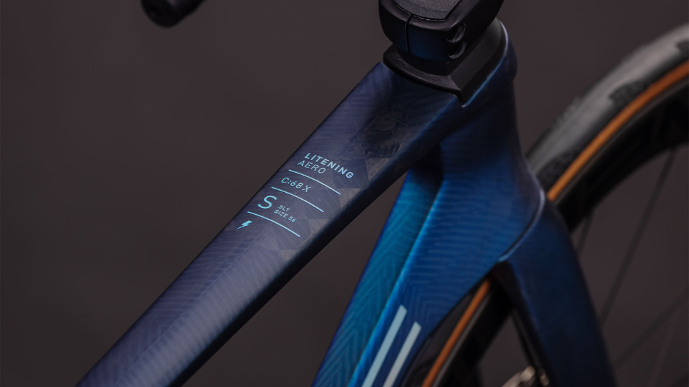 BICICLETA CUBE LITENING AERO C:68X SLT ATLANTISGRID ICE 2026 58 cm [2]