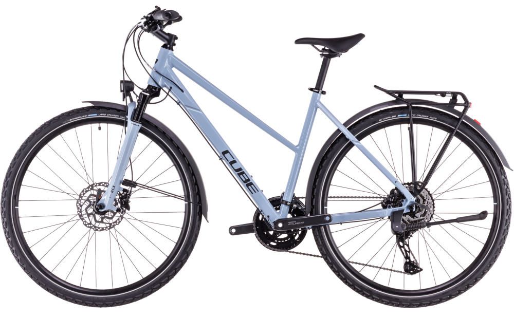 BICICLETA CUBE NATURE EXC ALLROAD TRAPEZE PIGEONBLUE BLACK 2025 M (54 cm) [5]