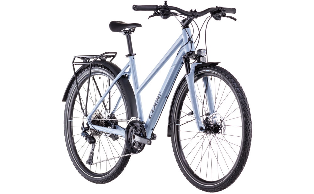 BICICLETA CUBE NATURE EXC ALLROAD TRAPEZE PIGEONBLUE BLACK 2025 M (54 cm) [2]