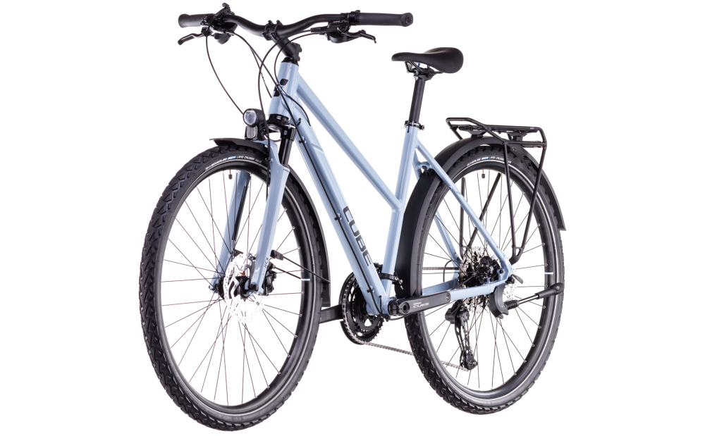 BICICLETA CUBE NATURE EXC ALLROAD TRAPEZE PIGEONBLUE BLACK 2025 S (50 cm) [4]