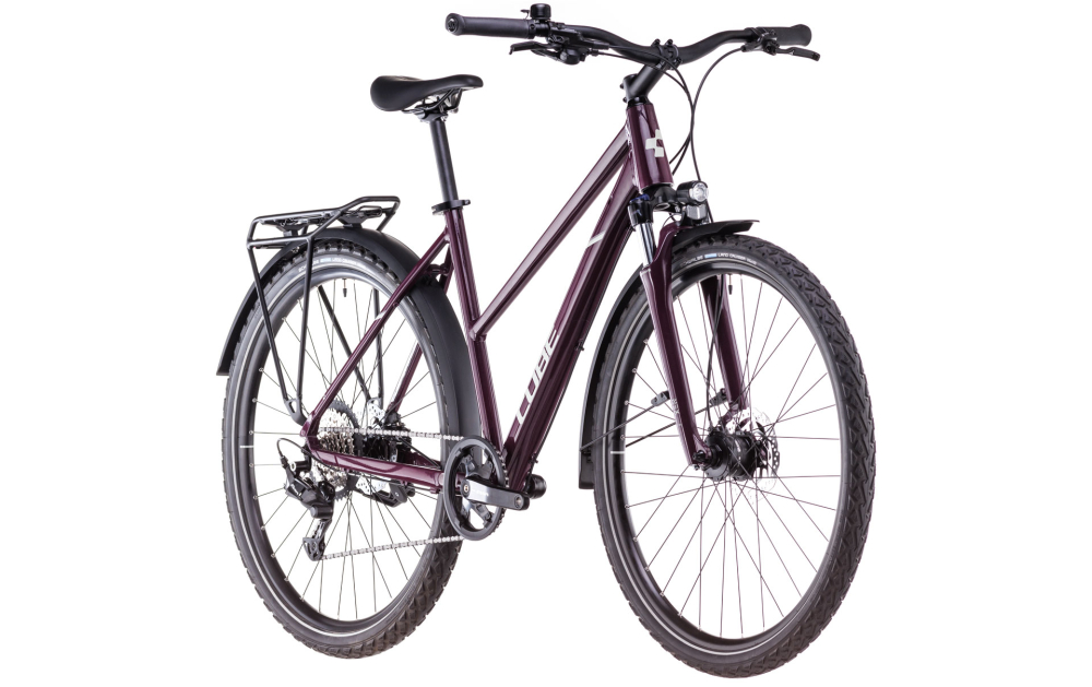BICICLETA CUBE NATURE ONE ALLROAD TRAPEZE AMARONE LUNAR 2025 M (54 cm) [2]