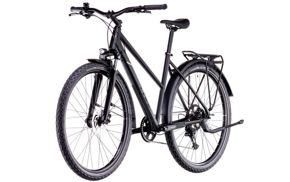 BICICLETA CUBE NATURE ONE ALLROAD TRAPEZE BLACK BLACK 2025 S (50 cm) [4]