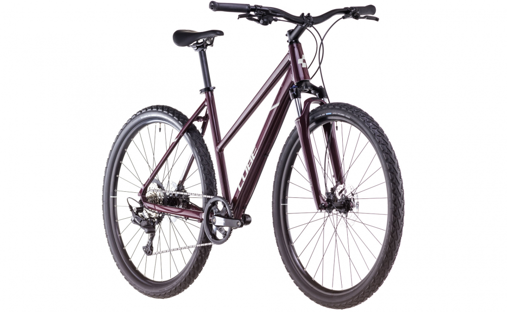 BICICLETA CUBE NATURE ONE TRAPEZE AMARONE LUNAR 2025 46 cm [2]